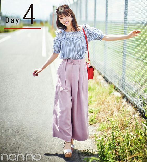 春夏　流行　穿搭